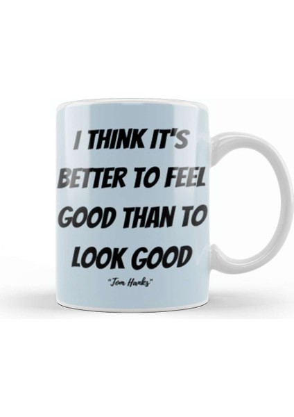 Tom Hanks Quotes Gifts Vintage Retro Rainbow Style Kupa Bardak Porselen