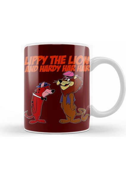 Lippy The Lion And Hardy Har Har Kupa Bardak Porselen