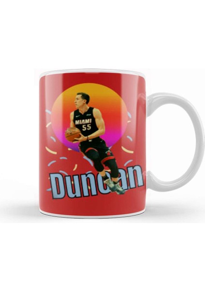 Duncan Robinson Vintage Art Legend Basketball Gift Kupa Bardak Porselen