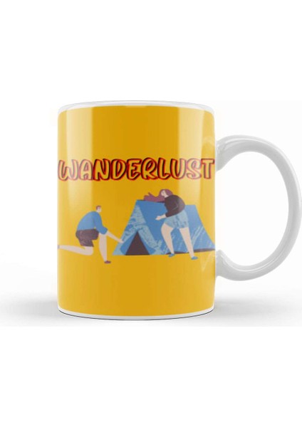 Funny Travel Gift Design Lover Trippin Wanderlust Journey Adventurer Vacation Kupa Bardak Porselen