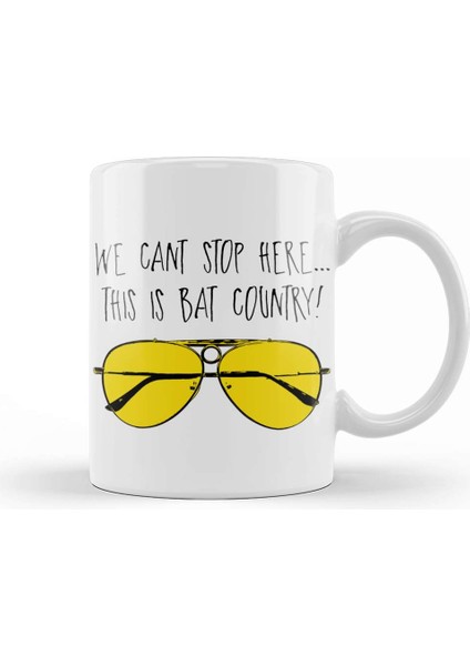 This Is Bat Country Fear And Loathing In Las Vegas Kupa Bardak Porselen