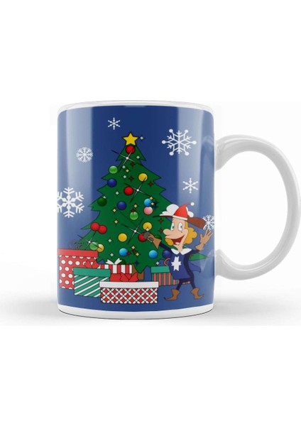 Alex Kidd Around The Christmas Tree Kupa Bardak Porselen