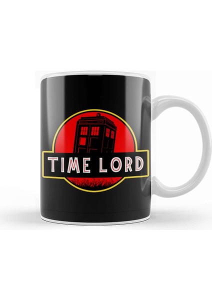 Dr Who Jurassic Park Time Lord Kupa Bardak Porselen