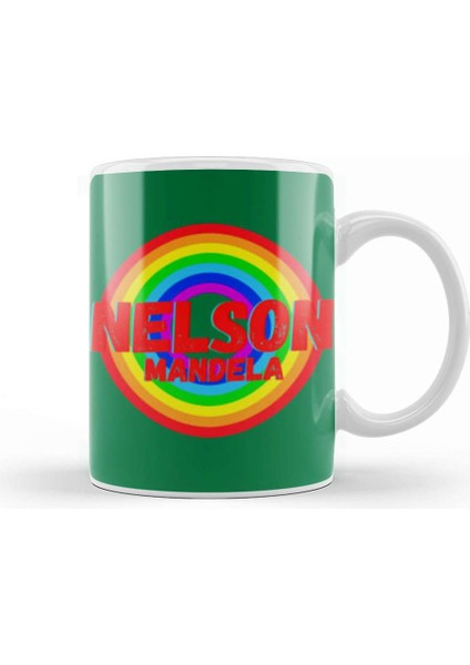 Nelson Mandela Quotes Art Gift Vintage Retro Style Kupa Bardak Porselen
