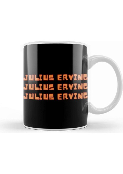 Julius Erving Basketball Gifts Vintage Retro Rainbow Quotes For Boys And Dad Kupa Bardak Porselen