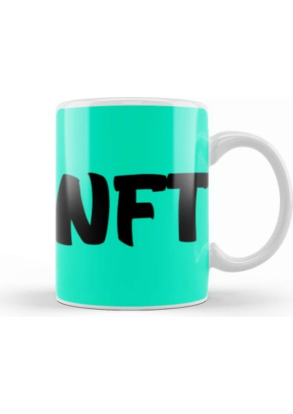 Non Fungible Token Nft Crypto Currency Mining Gıft Bitcoin Ethereum Kupa Bardak Porselen