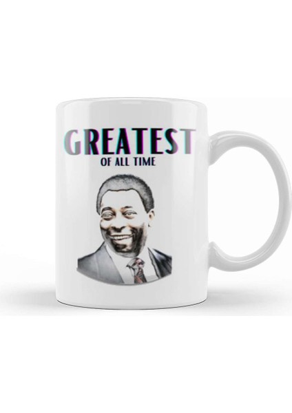 Pelé Retro Rainbow Style Kupa Bardak Porselen