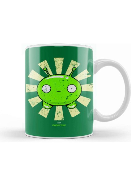 Mooncake Retro Japanese Final Space Kupa Bardak Porselen