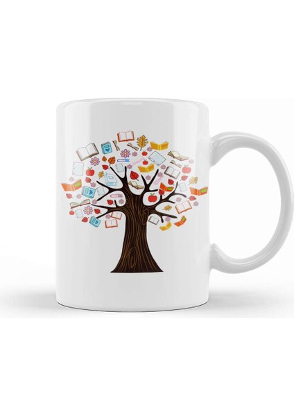 Öğretmenler Günü Öğretmene Hediye 05 Kupa Bardak Porselen