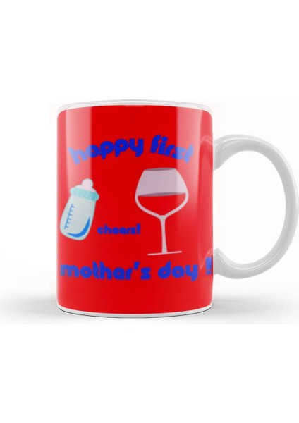 First Mothers Day Gifts 2021 Kupa Bardak Porselen