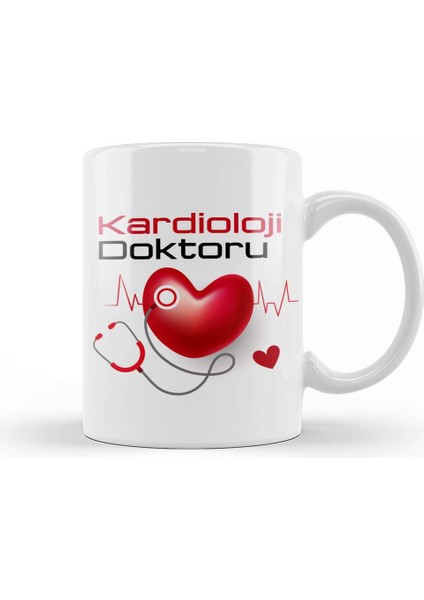 Kardioloji Doktoru Kupa Bardak Porselen