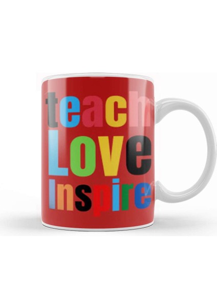 Teacher Gift Learning Inspire Science Student School Inspirational Kupa Bardak Porselen