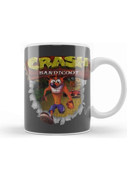 Crash Bandicoot Kupa Bardak Porselen