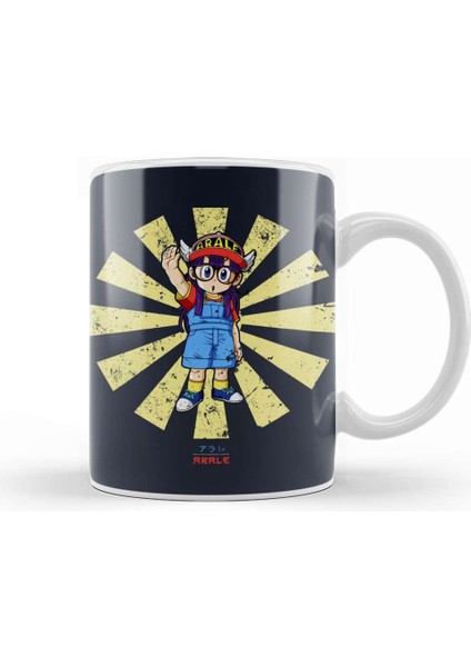 Arale Retro Japanese Dr Slump Kupa Bardak Porselen