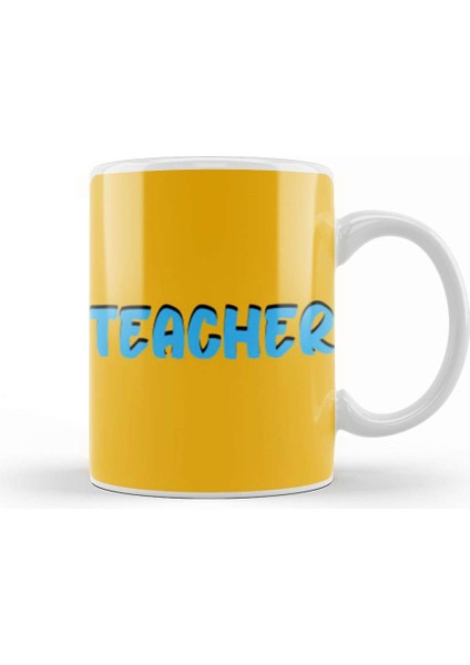 Teache Gift Learning Inspire Science Student School Inspirational Kupa Bardak Porselen