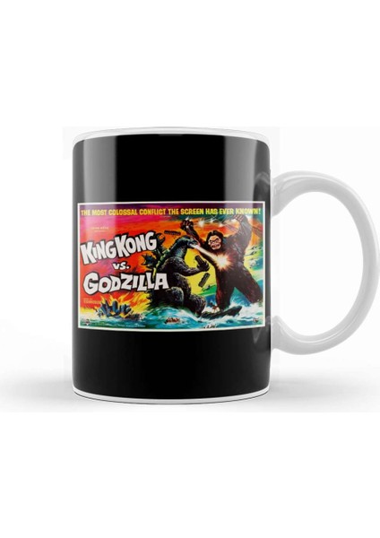 King Kong Vs Godzilla Robzilla Kupa Bardak Porselen