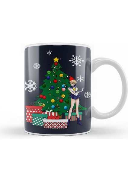 Uranus Around The Christmas Tree Sailor Moon Kupa Bardak Porselen