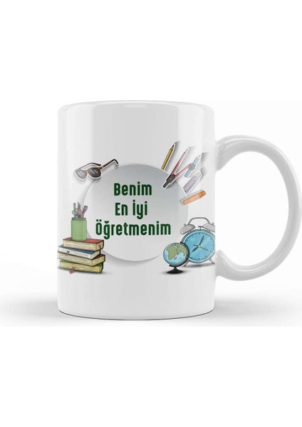 Öğretmenler Günü Öğretmene Hediye 02 Kupa Bardak Porselen