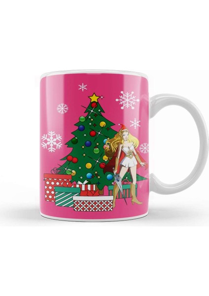 She Ra Around The Christmas Tree Kupa Bardak Porselen