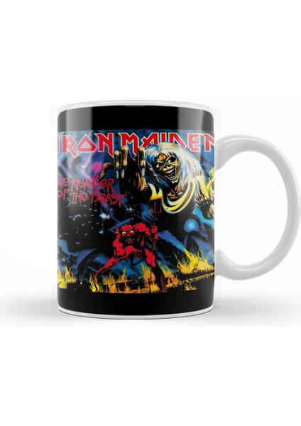 Iron Maiden Kupa Bardak Porselen