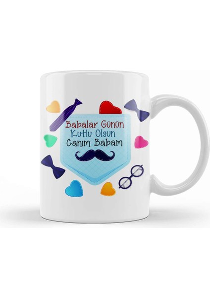 Babalar Günü Babaya Hediye 0014 Kupa Bardak Porselen