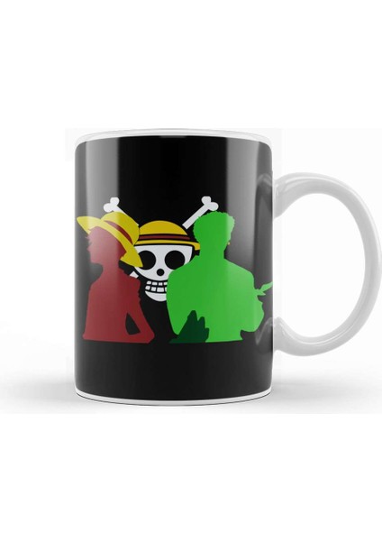 Luffy One Piece Luffy And Zoro Kupa Bardak Porselen