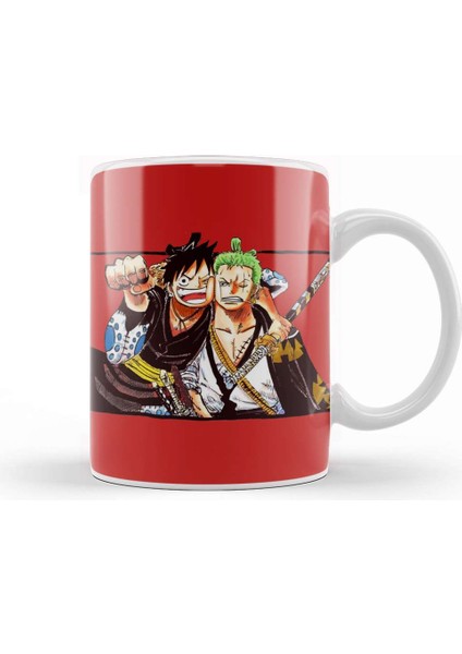 Luffy One Piece Zoro And Luffy 01 Kupa Bardak Porselen