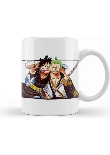 Luffy One Piece Zoro And Luffy Kupa Bardak Porselen