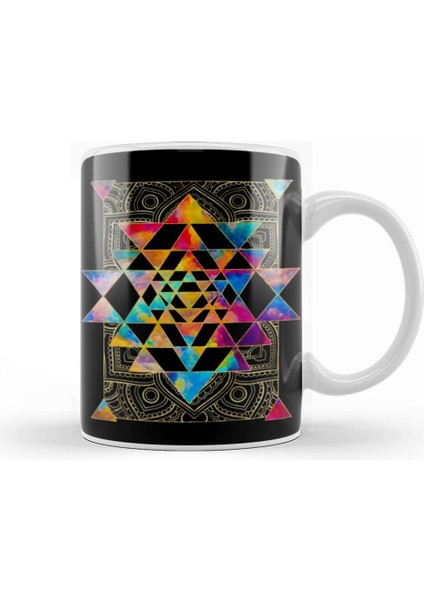 Sri Yantra Sri Chakra 01 Kupa Bardak Porselen