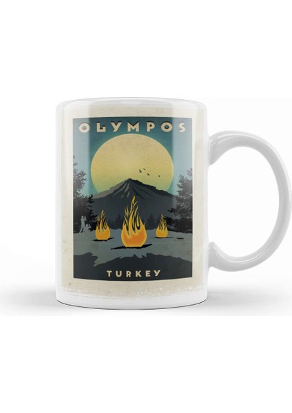 Olimpos Yanartaş Kupa Bardak Porselen