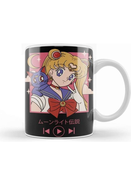 Sailor Moon Song Kupa Bardak Porselen