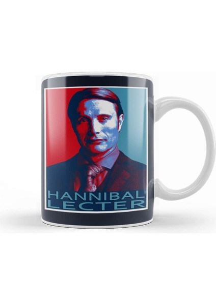 Blood Hannibal Lecter Kupa Bardak Porselen