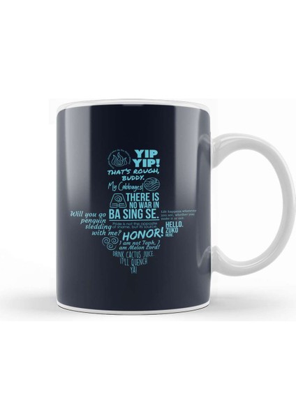 Avatar The Last Airbender Avatar Quotes Kupa Bardak Porselen