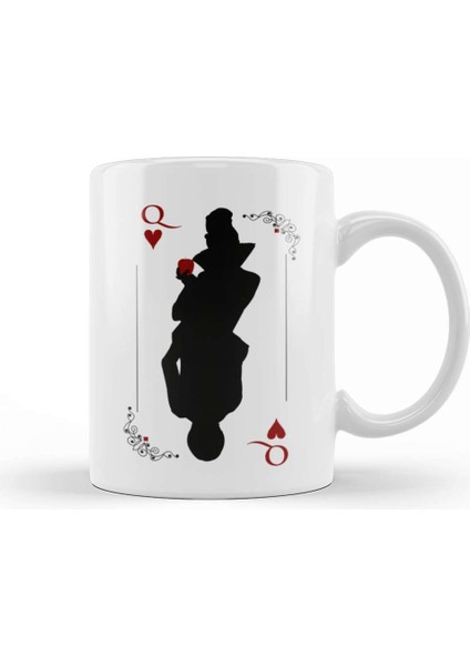 Evil Queen Queen Of Hearts Kupa Bardak Porselen