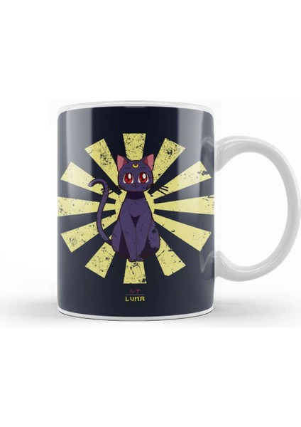 Luna Retro Japanese Sailor Moon Kupa Bardak Porselen