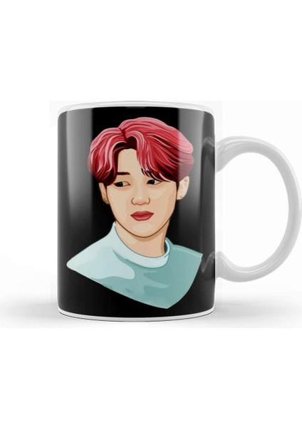 Kpop Cool Jimin Bts Kupa Bardak Porselen