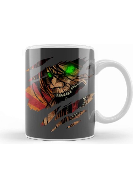 Eren Titan Attack On Titan Eren Jaeger Kupa Bardak Porselen