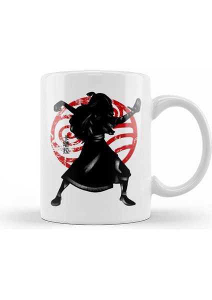 Crimson Water Bending Kupa Bardak Porselen