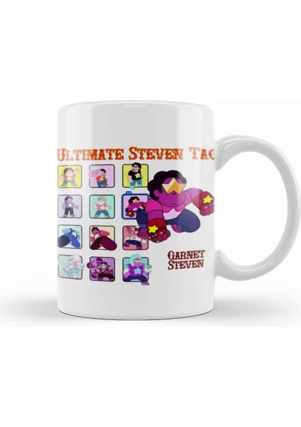 Steven Universe Ultimate Steven Tag Garnet Steven Selected Kupa Bardak Porselen