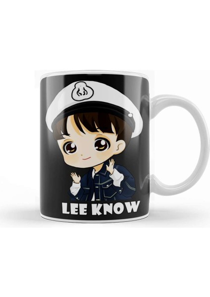 Stray Kids Lee Know Chibi Kupa Bardak Porselen