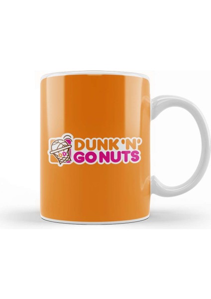 Basketball Dunk Dunk N Go Nuts Kupa Bardak Porselen
