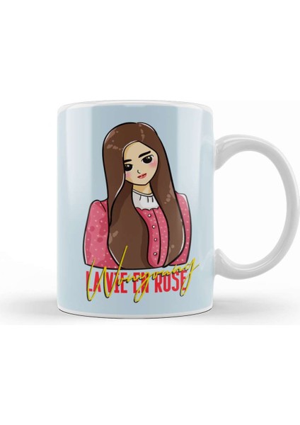 La Vie En Rose Jang Wonyoung 01 Kupa Bardak Porselen