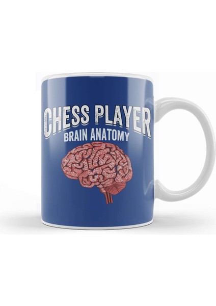 Brain Anatomy Of A Chess Player 01 Kupa Bardak Porselen