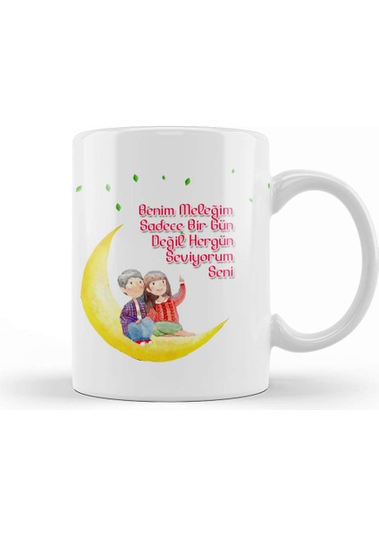 Sevgililer Günü Sevgiliye Hediye 010 Kupa Bardak Porselen