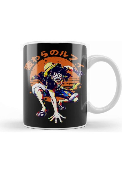 Luffy One Piece Monkey D Luffy Kupa Bardak Porselen