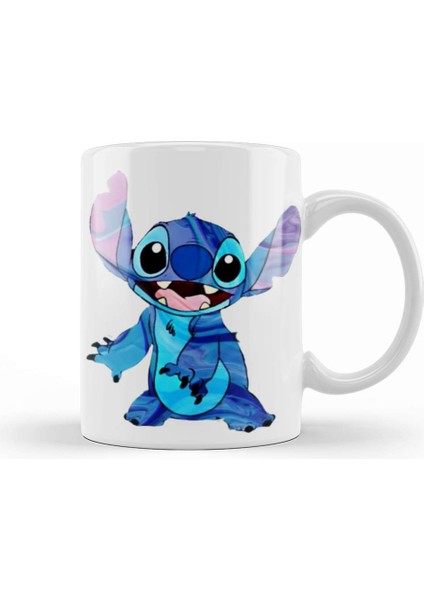 Baskı Dükkanı Stitch 01 Kupa Bardak Porselen