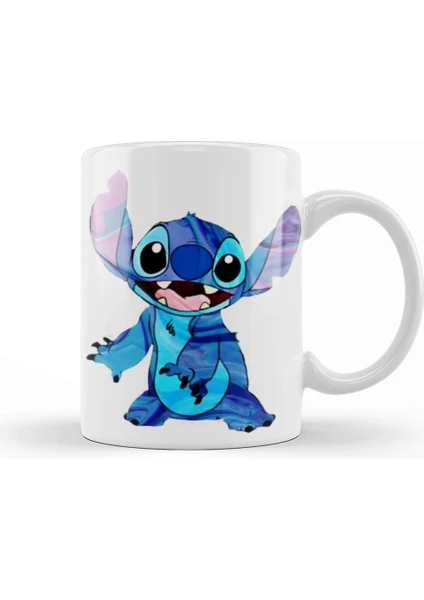 Baskı Dükkanı Stitch 01 Kupa Bardak Porselen