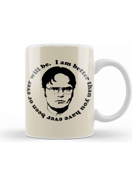 The Office Dwight Kupa Bardak Porselen