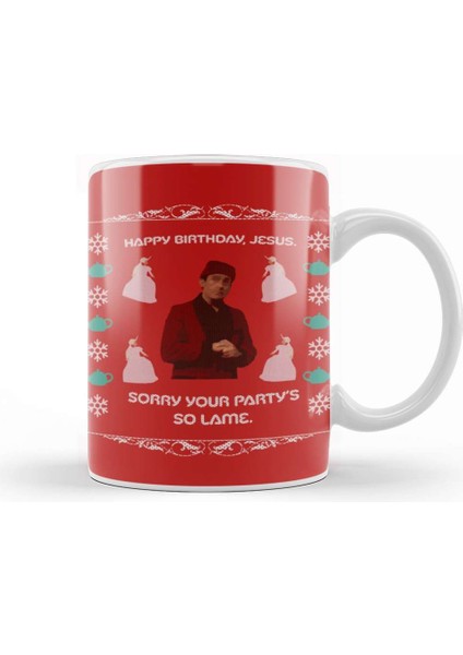 The Office Ugly Christmas Sweater Kupa Bardak Porselen