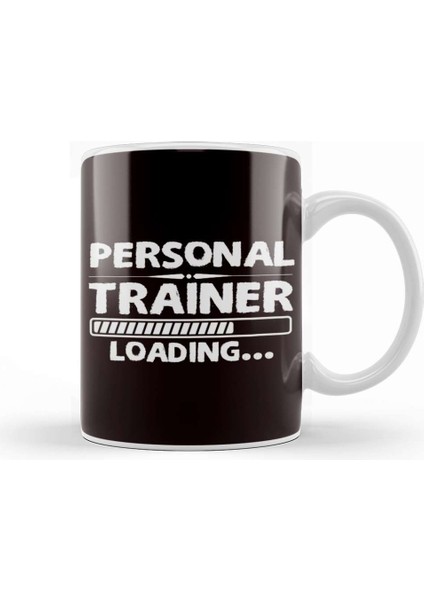 Personal Trainer Fitness Instructor Gym Workout Bodybuilding Kupa Bardak Porselen
